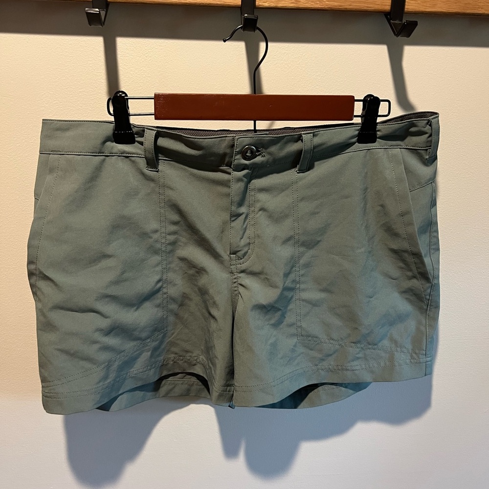 Patagonia sage green stretch Shorts